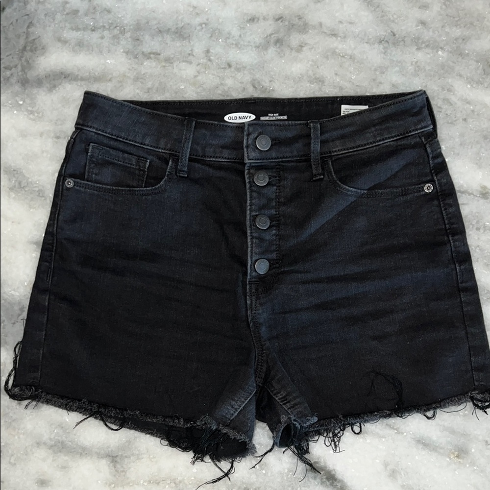 Old Navy Women's Black Denim Shorts